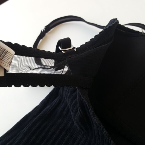 ICONE ! Bea Ribbed Velvet Bodysuit, Slate Grey (US/UK8) - Picture 7 of 11